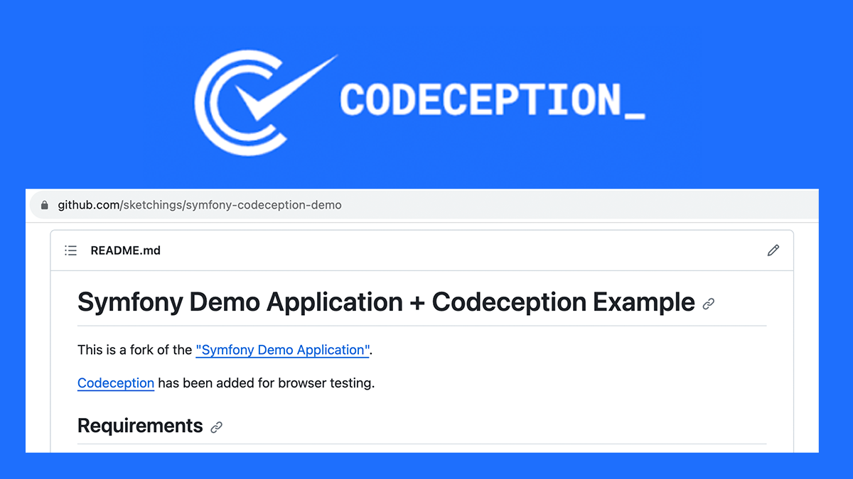 Behavior Driven Development and Browser Testing using Codeception